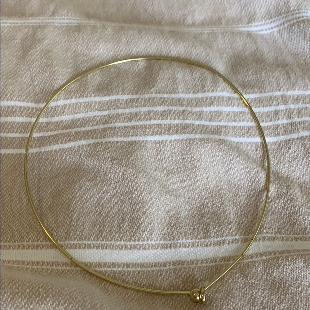Simple Gold Colored Choker